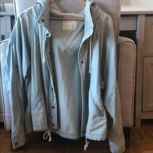 Hooded Lightweight Jean jacket